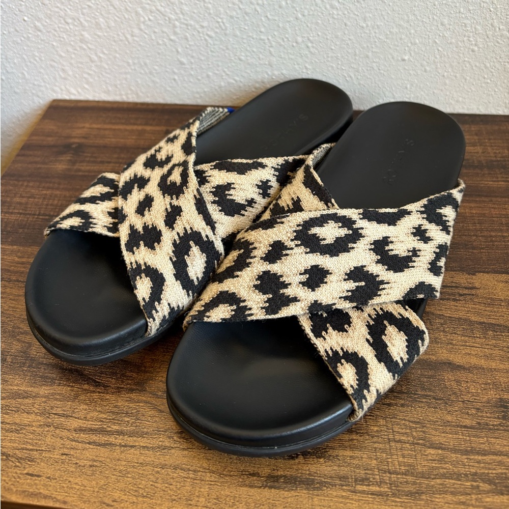 Rothy’s The Weekend Slide Cross Strap Sandals